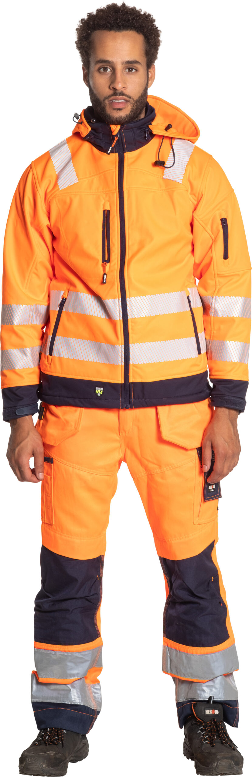 GREGOR HIGH VIZ SOFTSHELL JACKE – Bild 4